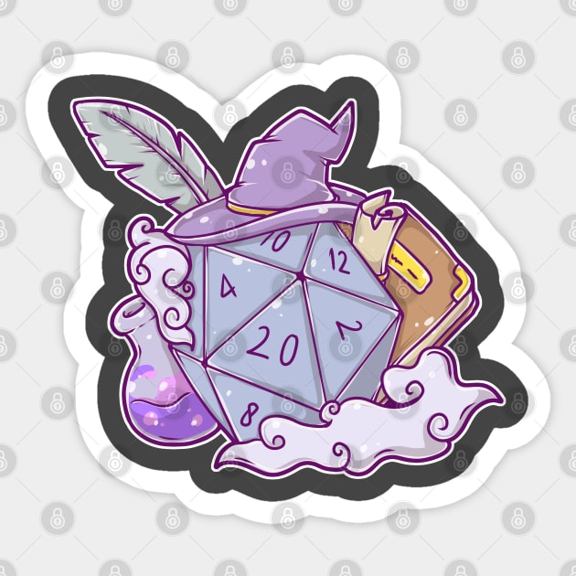 Wizard Adventurer's Kit Sticker by MimicGaming